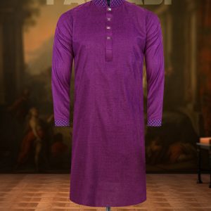 Mix Cotton Embroidered Panjabi